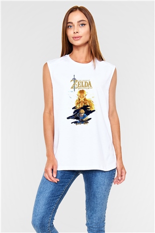The Legend of Zelda Beyaz Unisex Kolsuz Tişört