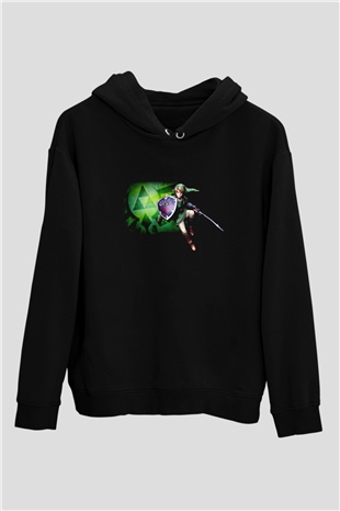 The Legend of Zelda Siyah Unisex Hoodie