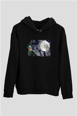The Legend of Zelda Siyah Unisex Hoodie