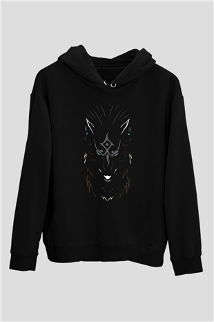 The Legend of Zelda Siyah Unisex Kapüşonlu Sweatshirt