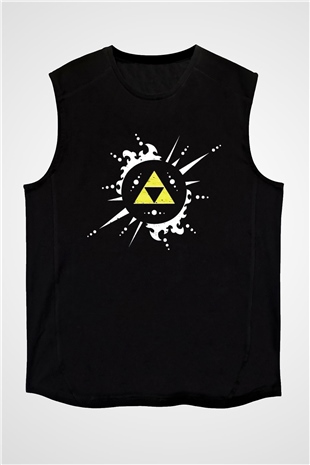 The Legend of Zelda Siyah Unisex Kolsuz Tişört