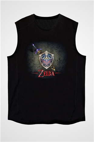 The Legend of Zelda Siyah Unisex Kolsuz Tişört