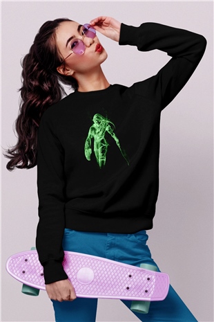The Legend of Zelda Siyah Unisex Sweatshirt