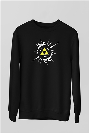 The Legend of Zelda Siyah Unisex Sweatshirt