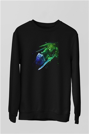 The Legend of Zelda Siyah Unisex  Sweatshirt