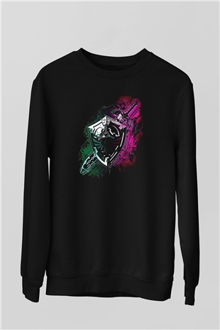 The Legend of Zelda Siyah Unisex  Sweatshirt