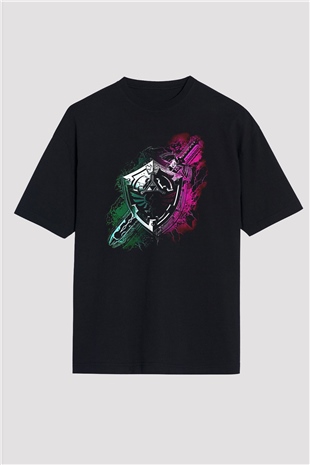 The Legend of Zelda Siyah Oversize Tişört