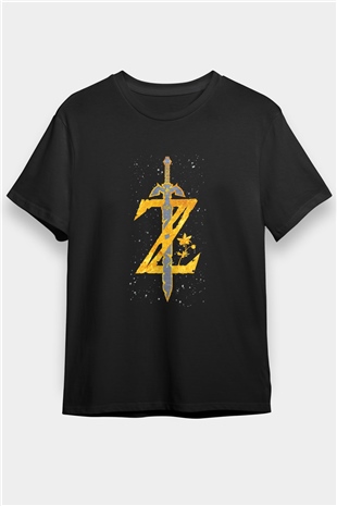 The Legend of Zelda Siyah Unisex Tişört