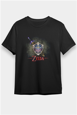 The Legend of Zelda Siyah Unisex Tişört
