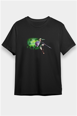 The Legend of Zelda Siyah Unisex Tişört