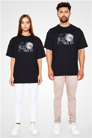 The Legend of Zelda Siyah Oversize Tişört