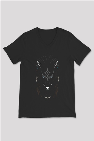 The Legend of Zelda Siyah Unisex V Yaka Tişört