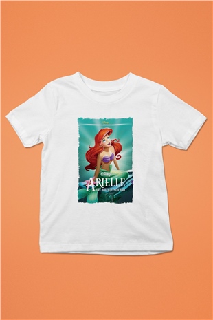 The Little Mermaid Beyaz Unisex Çocuk Tişört