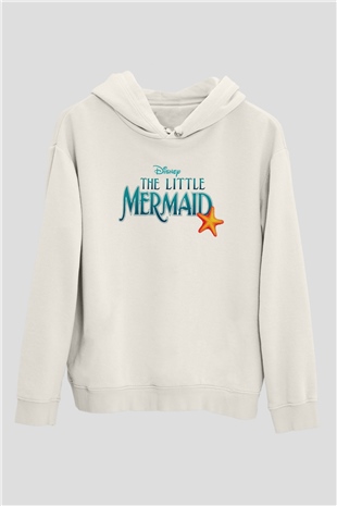The Little Mermaid Beyaz Unisex Hoodie