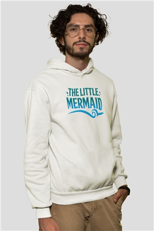 The Little Mermaid Beyaz Unisex Hoodie