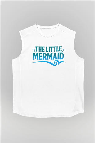 The Little Mermaid Beyaz Unisex Kolsuz Tişört