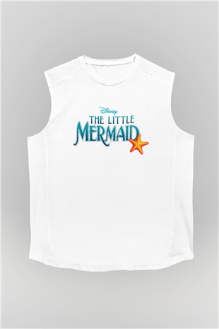 The Little Mermaid Beyaz Unisex Kolsuz Tişört