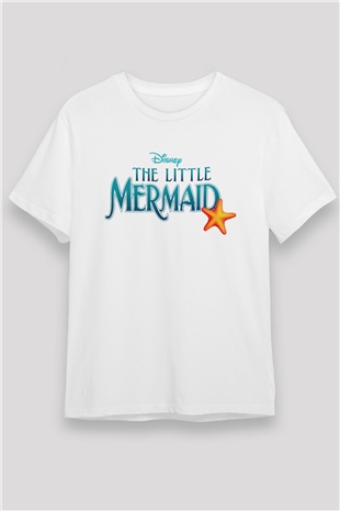 The Little Mermaid Beyaz Unisex Tişört T-Shirt