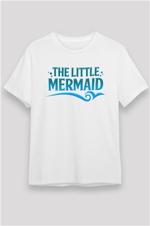 The Little Mermaid Beyaz Unisex Tişört T-Shirt