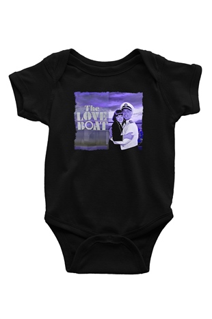 The Love Boat Siyah Bebek Body - Zıbın