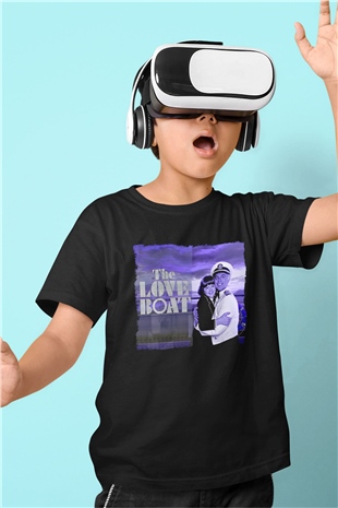 The Love Boat Siyah Unisex  Çocuk Tişört