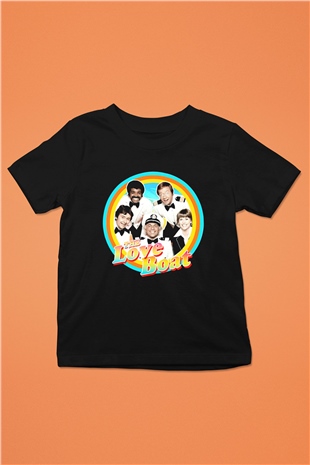The Love Boat Siyah Unisex  Çocuk Tişört