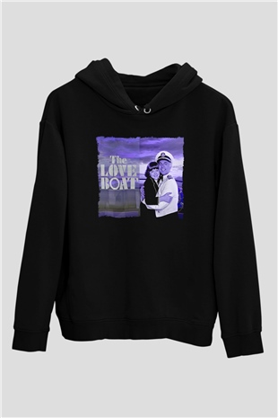 The Love Boat Siyah Unisex Hoodie