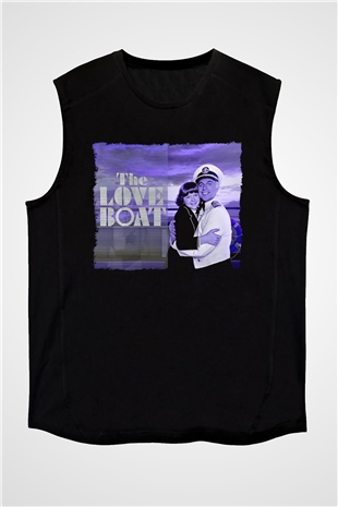 The Love Boat Siyah Unisex  Kolsuz Tişört