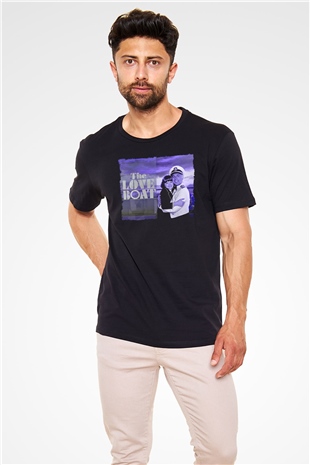The Love Boat Siyah Unisex Tişört