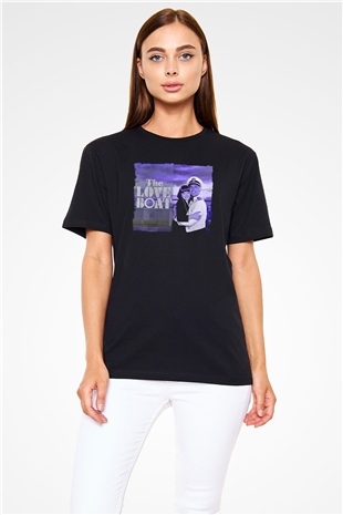 The Love Boat Siyah Unisex Tişört
