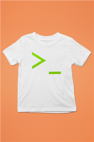 The Matrix Baskılı Beyaz Unisex Çocuk Tişört