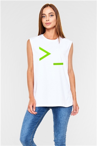 The Matrix Beyaz Unisex Kolsuz Tişört