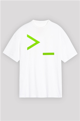 The Matrix Beyaz Unisex Oversize Tişört T-Shirt