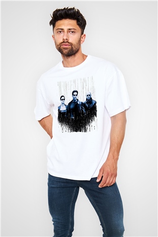 The Matrix Beyaz Oversize Tişört Oversize T-shirt