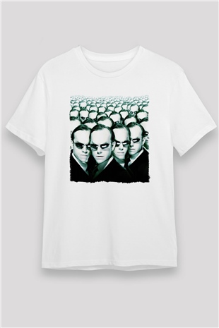 The Matrix Beyaz Unisex Tişört T-Shirt