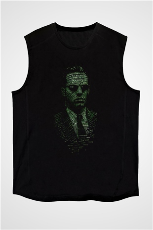 The Matrix Siyah Unisex Kolsuz Tişört