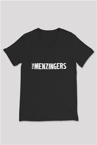 The Menzingers Siyah Unisex V Yaka Tişört T-Shirt