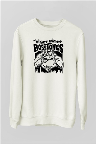 The Mighty Mighty Bosstones Beyaz Unisex Sweatshirt