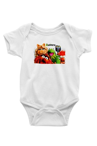 The Muppets Beyaz Bebek Body - Zıbın
