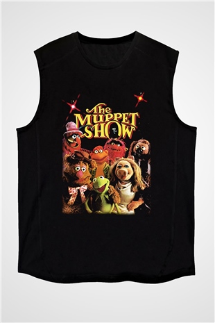 The Muppets Siyah Unisex Kolsuz Tişört