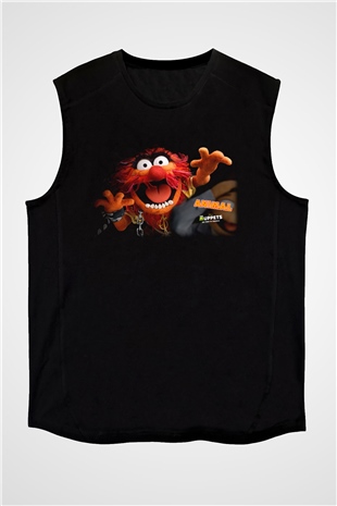 The Muppets Siyah Unisex Kolsuz Tişört