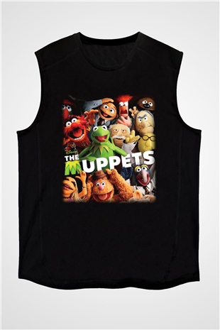 The Muppets Siyah Unisex Kolsuz Tişört
