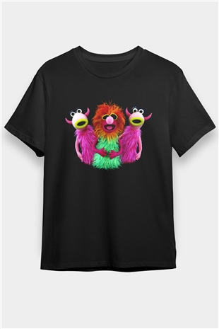The Muppets Siyah Unisex Tişört