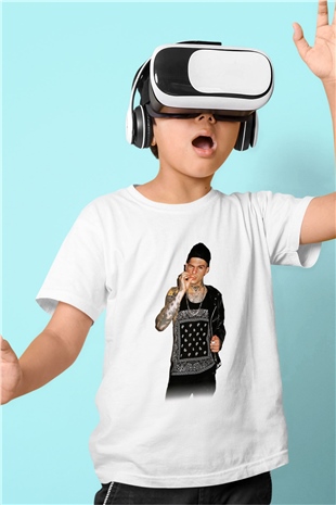 The Neighbourhood Baskılı Beyaz Unisex Çocuk Tişört