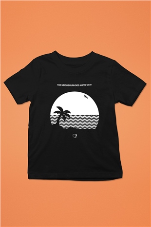 The Neighbourhood Baskılı Siyah Unisex Çocuk Tişört