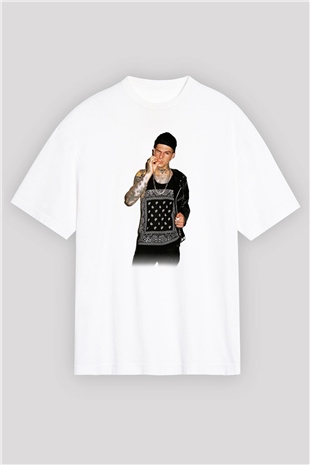 The Neighbourhood Beyaz Unisex Oversize Tişört T-Shirt