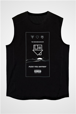 The Neighbourhood Siyah Unisex Kolsuz Tişört