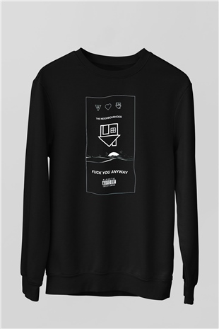 The Neighbourhood Siyah Unisex Sweatshirt