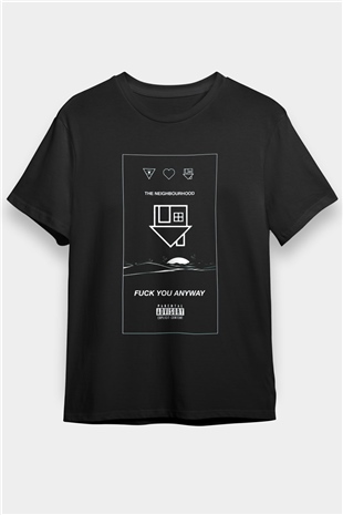 The Neighbourhood Siyah Unisex Tişört T-Shirt - TişörtFabrikası