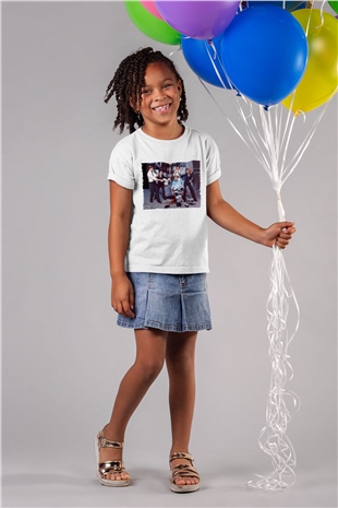 The Office Baskılı Beyaz Unisex Çocuk Tshirt